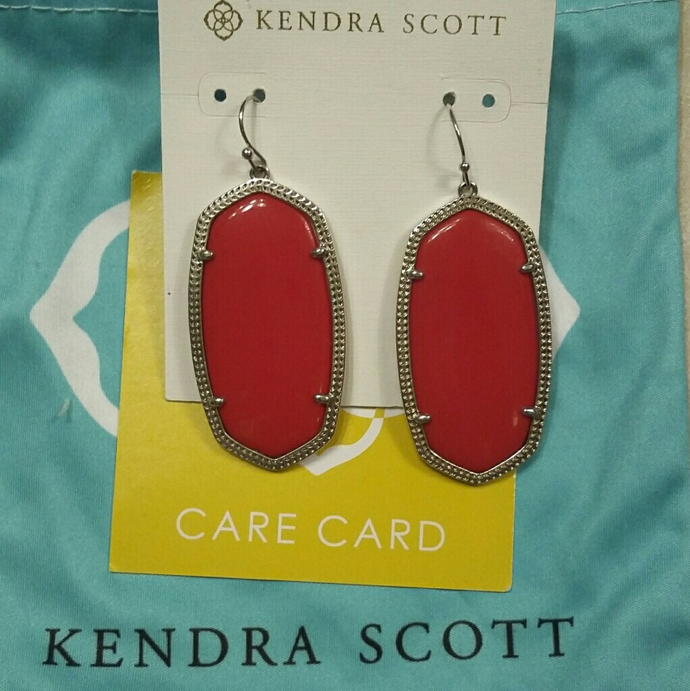 Kendra Scott Red Danielle Earrings